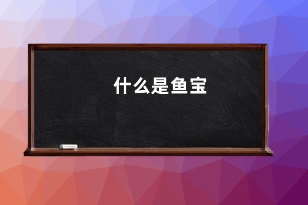 什么是鱼宝